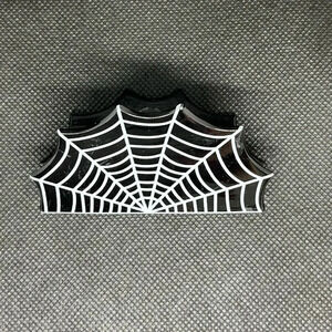 Halloween themed spider web  hair clip 🕸️